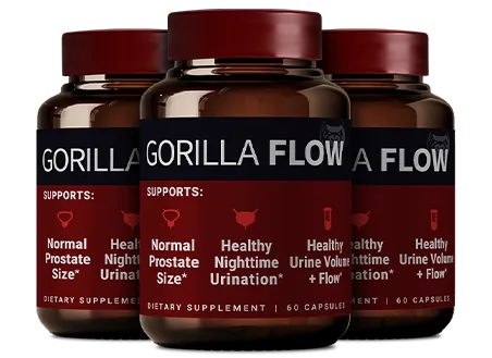 Gorilla Flow 3 bottles — 90-day supply